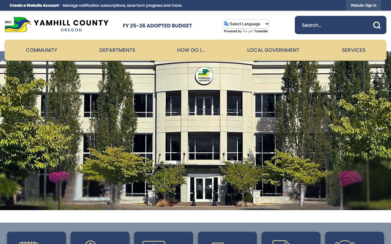 Yamhill County Sheriff's Office website for booking reports and arrest records