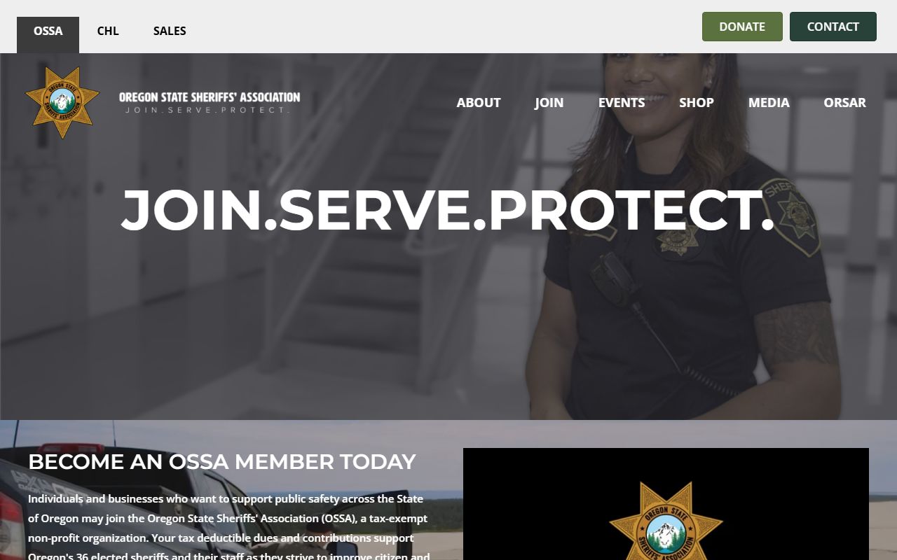Oregon State Sheriffs Association booking reports and jail administration